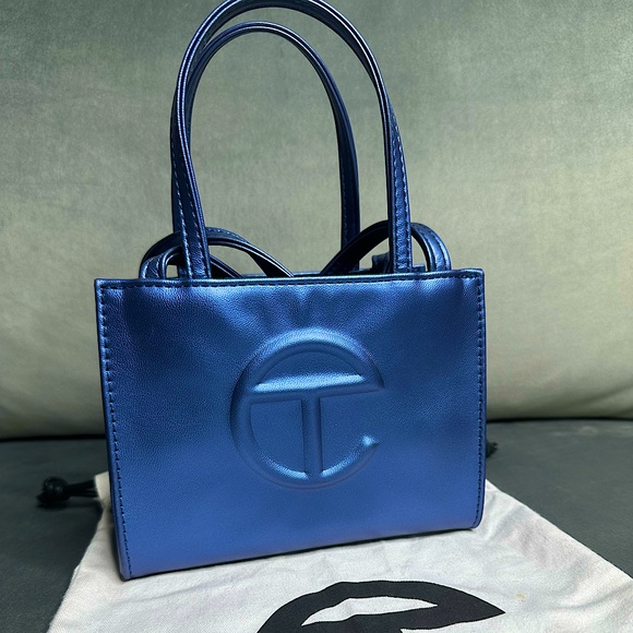 Cobalt Blue Telfar Bag Small Mini with Dust Bag - Picture 1 of 5